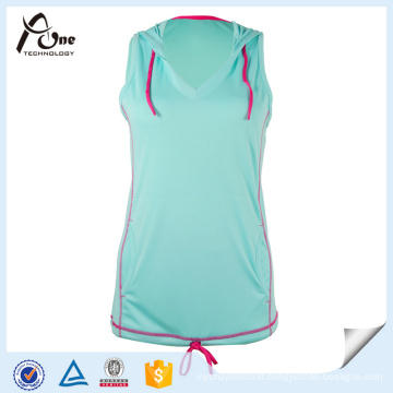 Wholesale Fitness Breathable Girl′s Tank Tops Sport Wear